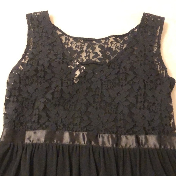 Frenchi Black Lace Dress Size Small - Picture 10 of 16